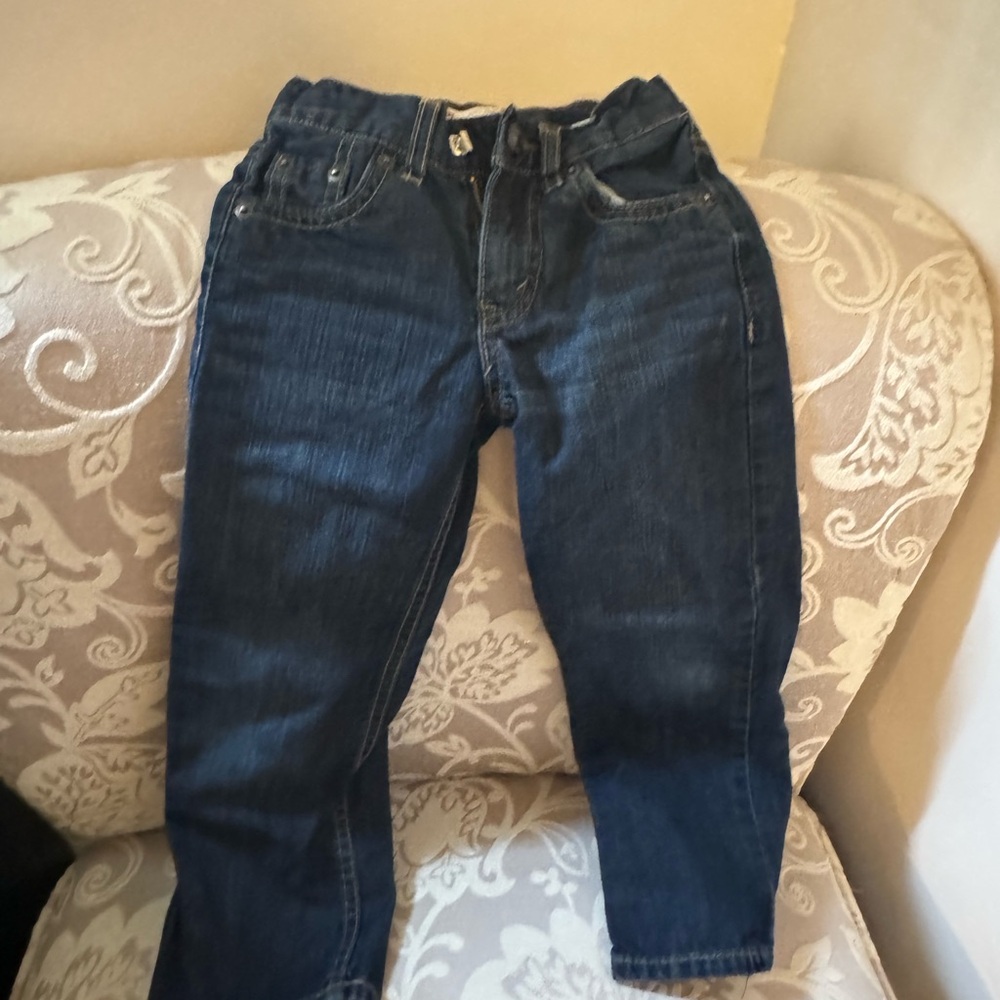 Kids Levis Dark Blue Denim Jeans